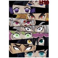 ราคา ญี่ปุ่น Anime Demon Slayer โปสเตอร์กระดาษเคลือบสีขาวโปสเตอร์สติ๊กเกอร์ติดผนังภาพวาดตกแต่งผนัง Modern Home Bar Cafe Decor (15554094509)