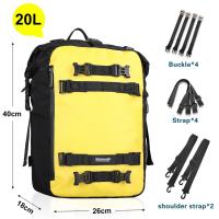 ราคา Rhinowalk กระเป๋าเบาะหลังรถจักรยานยนต์สีเหลือง10L 20L 30L กระเป๋ากันน้ำท้ายรถกันกระแทกอเนกประสงค์ขายชิ้นเดียว (21171231825)