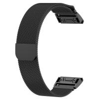 ราคา สแตนเลสWatchbandสายสำหรับการ์มินFenix 5 S 5 5X Plus Fenix 6S 6 6XสายโปรสำหรับGarmin Forerunner 935สมาร์ทวอท์ชEasy Fit Quick Releaseสายนาฬิกา (7110896229)