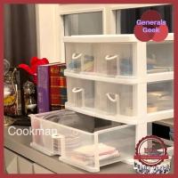 ราคา Cookman ลิ้นชัก พลาสติกใส่A4 ลิ้นชักเก็บของ ตู้ลิ้นชัก ลิ้นชักใส่เครื่องเขียน ใส่เอกสาร พลาสติก สีขาว ใส หนาเกรดA A4 สวย ลดราคา Generals Geek (7950126869)