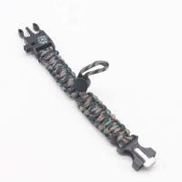ราคา ISSI Diary กลางแจ้ง 5 in 1 สร้อยข้อมือฉุกเฉินมัลติฟังก์ชั่น Paracord สร้อยข้อมือการอยู่รอดเข็มทิศหินเหล็กไฟมีดอยู่รอดนกหวีด (19349765878)