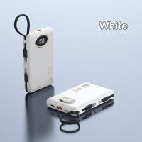 ราคา JLK 20000mah Large Capacity Power Bank External Battery Pack PD22 5W USB C Built in Cable Powerbank for iPhone 15 14 13 Xiaomi Samsung Huawei Android All Cellphones (20170900924)