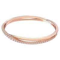 ราคา Swarovski personalized rose gold spiral cross bracelet womens crystal smart interlaced bracelet anniversary model SSY (20636506580)