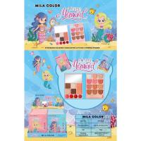ราคา MILA COLOR MC5086 Makeup Palate พาเลทแต่งหน้ากระเป๋า ลาย Mermaid นางเงือก ได้ครบในพาเลทเดียว พกพาง่ายยย (21334009174)