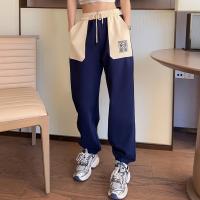 ราคา LOEWE กางเกงเลกกิ้งเอวสูงสำหรับผู้หญิงกางเกงวอร์มสำหรับเล่นกีฬาหลวมปักลายลำลองฤดูใบไม้ร่วงและฤดูหนาว (20756421677)