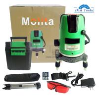ราคา MOLITA เครื่องวัดระดับเลเซอร์ ระดับน้ำเลเซอร์ 5 เส้น 360 องศา พร้อมกล่องเก็บอุปกรณ์ แถมฟรี ขาตั้งวัดระดับ มูลค่า 590 บาท (4751914526)