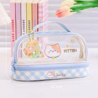 ราคา OKADY เคสที่จุปากกาขนาดใหญ่ลายการ์ตูนสำหรับนักเรียนเรียบง่ายน่ารักถุงเก็บกระเป๋าถือกล่องเครื่องเขียนกระเป๋าเครื่องสำอาง (18832617425)