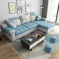 ราคา โซฟารับแขก L shape Livingroom Sofa (19462220941)