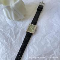 ราคา IEKE genuine new high end light luxury retro green rectangular belt quartz watch female student exquisite gift (19186035337)
