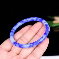 ราคา แถบกลมบางไหมสีทองสร้อยข้อมือหยก Gobi หยกสีฟ้าดอกไม้สีฟ้าสร้อยข้อมือหินหยกรอบแถบ (18715800152)
