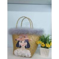 ราคา กระเป๋าสานกระจูดลายผู้หญิงขนาด 8 9 งานจริงสวยน่ารัก (7648864972)