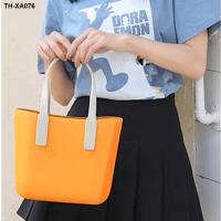 ราคา Lightweight shopping bag waterproof bag 2023 new style temperament tote bag single shoulder beach lightweight bag ins candy color (20579268444)