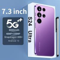 ราคา SmartPhone Original S24 Ultra 7 3 HD Screen 16G 1T 5G Dual Sim Celulares Android Desbloqueado 108MP 7800mAh NFC Celular Global (21196318234)