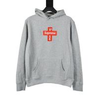 ราคา นำเข้า Supremeเวลานี้ฤดูใบไม้ร่วงและฤดูหนาวใหม่ Supr Eme ปักครอสเสื้อกันหนาวถอดออกพร้อมผ้าคลุมศีรษะสำหรับผู้ชายและผู้หญิงอินเทรนด์ Ins แนวโน้มเสื้อกีฬากำมะหยี่บวก (21008911149)