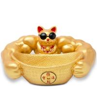 ราคา Spot parcel post KIRIN Arm Fortune Cat Giant Arm Strong Arm Muscle Fortune Cat Internet Celebrity Living Room Desktop Front Desk Fortune Decoration (20514056380)