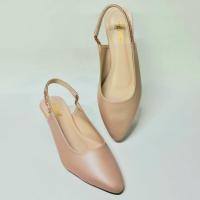 ราคา รองเท้าคัทชูรัดหลังหนังนิ่มสายรัดหลังประดับเรียบหรูสวยดูดีส้น 1 นิ้วรองเท้าคัทชูเปิดส้น here shoe shop (20351671100)