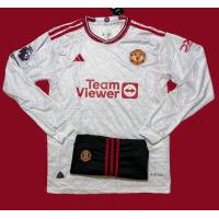 ราคา เสื้อฟุตบอล ทีมแมนยูแขนยาว เสื้อพร้อมกางเกงชุดกีฬาเหนือผ้าดีใส่สบาย (20600653297)