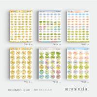 ราคา date dots monthly dots sticker meaningful สติกเกอร์วัน เดือน สติกเกอร์ใส (20141939650)