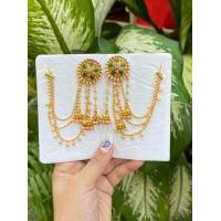 ราคา ต่างหูระย้าอินเดีย Bahubali Style มี2 แบบ (21142503990)