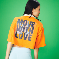 ราคา WARRIX เสื้อครอป Warrix X Bunka Oversize Crop Top Move with Love WA 232TRWCL02 (20698700242)