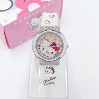 ราคา นาฬิกาเด็ก นาฬิกาข้อมือเด็กผู้หญิง ลายกาตูน Hello Kitty สายยาง (18711066720)