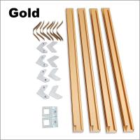 ราคา Aluminum Alloy Photo Frame Black And Gold Alloy Picture Frame Canvas Poster Portrait Diamond Painting Decorative Picture Frame (10624035572)