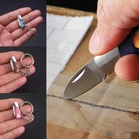 ราคา ของขวัญมีดจาก Ruying มีดคม EDC พวงกุญแจแบบพับได้ด้ามไม้ขนาดเล็กสำหรับมีดปอกตั้งแคมป์เครื่องมือป้องกันตัวเอง (19733000009)