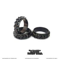 ราคา แหวนโซ่ แหวนโซ่ดำ แหวนหมุนได้ ring chain แหวนโซ่หมุนได้ แหวนผู้ชาย สแตนเลสแท้ งานเลสแท้ stainless 316l (6239986122)