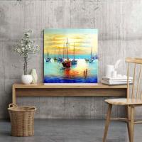 ราคา รูปภาพพิมพ์ผ้าแคนวาส กรอบลอย ภาพวาดสีน้ำมัน ภาพแขวนผนัง รูปภาพตกแต่งบ้าน กรอบลอย (14129520547)