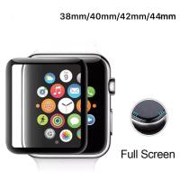 ราคา ฟิล์มกันกระแทก กาวเต็มแผ่น สำหรับ Apple Watch Series 38mm 40mm 42mm 44mm ฟิล์มครอบ AppleWatch Series 1 2 3 4 (804468005)
