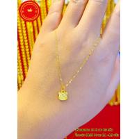 ราคา จี้ทองแท้ 99 99 หนัก 0 1 กรัม พร้อมสร้อยคอเงินจันทร์กระพริบทองแท้ 75 หนักรวม 0 4 กรัม สร้อยยาว 22 cm (18751767689)