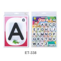 ราคา บัตรพยัญชนะช่วยสอน ภาษาอังกฤษ A Z ขนาด A5 พลาสติกพีพี ไม่ฉีกขาด ET 338 (19768749607)