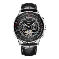 ราคา 2023 Jaragar Flying Series สายหนังดีไซน์ฝาเงินหรูหรานาฬิกาแบรนด์ชั้นนำนาฬิกากลไกอัตโนมัติ (20363587107)