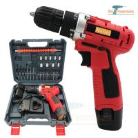 ราคา MOLITA สว่านไร้สาย รุ่นใหม่ สว่าน 48V 2 ระบบ พร้อมชุดอุปกรณ์ แบต 2 ก้อน ฟรีแถมอุปกรณ์32ชิ้น สีแดง (9180736910)