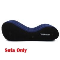 ราคา Love Pillow Inflatable Sofa Bed Air Cushion Yoga Chaise Lounge Relax Chair Portable Lounger Position Aid Flocking Furniture (20196498579)