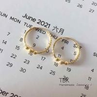 ราคา เครื่องประดับต่างหูห่วงทอง18K กรุงเทพพร้อมลูกบอล (20612532663)