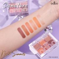 ราคา ส่งฟรี พาเลทท์ ODBO Signature Eyeshadow Palette พาเลท อายแชโดว์ ทาตา แต่งตา ชิมเมอร์ กลิตเตอร์ ตาวิ้ง เกาหลี (21099476266)