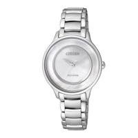 ราคา CITIZEN L นาฬิกาข้อมือผู้หญิง Eco Drive EM0380 57D Lady Watch พลังงานแสง (339503968)