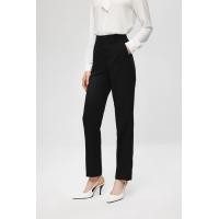 ราคา G2000 กางเกงขายาวผู้หญิง กางเกงทำงานสีดำ straight leg (21011413394)