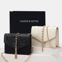 ราคา CHAFER KETHE ของแท้ กระเป๋าสะพายข้าง กระเป๋าผู้หญิง เล็ก CK สายโซ่ กระเป๋าแฟชั่น กระเป๋าแฟชั่นเกาหลี สวยหรู (16100087028)