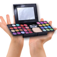 ราคา พาเลทแต่งหน้า PRO MAKE UP PALETTE 39 สี อายแชโดว์ บรัชออน ลิปสติก แป้งเค้ก ดินสอเขียนขอบตา ในเซ็ตเดียวกัน (20991342275)