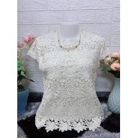 ราคา เสื้อลูกไม้สวยๆมีซัปในทั้งตัวอก36 38 40 42 (14779089958)