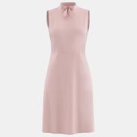 ราคา Closet Crush Sleeveless mini dress with high neck and bow details Pastel Pink เดรสสั้นแขนกุดคอสูงแต่งโบว์ (21023402905)