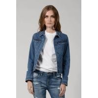 ราคา Mc Jeans เสื้อคลุมยีนส์ผู้หญิง McLady เสื้อแขนยาว เสื้อกันหนาว เสื้อยีนส์ เสื้อแจ๊คเก็ต ทรงSIM FIT สียีนส์ โทนสีเข้ม LJM2054 (668714098)