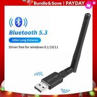 ราคา 100M Bluetooth 5 3 Adapter Free Driver USB Bluetooth Dongle Adaptador for PC Windows 11 10 Mouse Keyboard Audio Receiver (20316725001)