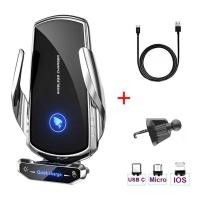 ราคา แท่นวางโทรศัพท์ในรถยนต์แบบไร้สาย15W แท่นชาร์จเร็วสำหรับ iPhone Xiaomi Samsung Huawei ที่ชาร์จในรถยนต์แบบแม่เหล็ก (21171048324)