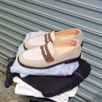 ราคา IN STOCK New PENNY LOAFERS Smore Camfire Suede Archibalds Shoes ใหม่ รองเท้าหนังแท้และกลับ ทรง Penny Loafers สีเบจ น้ำตาล หนังกลับ (20888782588)