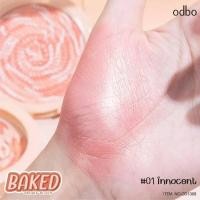 ราคา พร้อมส่ง odbo Baked Snowy Blush OD1308 (19384153891)