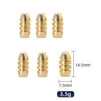 ราคา SET 5 ชิ้น ตะกั่ว ตะกั่วถ่วงน้ำ ตะกั่วทองเหลือง ตะกั่วเเต่งสายเบ็ด อุปกรณ์เเต่งสายเบ็ด อุปกรณ์ตกปลา มีให้เลือก3เบอร์ สินค้าพร้อมส่ง (21037070440)