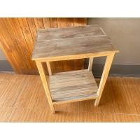 ราคา โต๊ะไม้สัก โต๊ะไม้วางของข้างเตียง (20467046079)